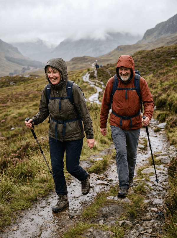 Couple walking